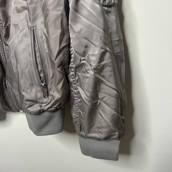 The Group Babaton Bomber Jacket Fill Zip Silver - Picture 6 of 16